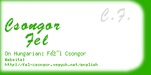 csongor fel business card